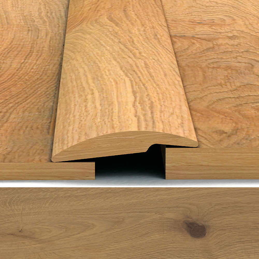 Profilo di legno vero 0,9 m Rovere affumicato invisible