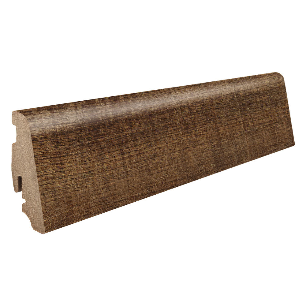 Skirting with solid wood core 19 x 58 mm 2,2 m lam. cover water resistant Cottage Wood*