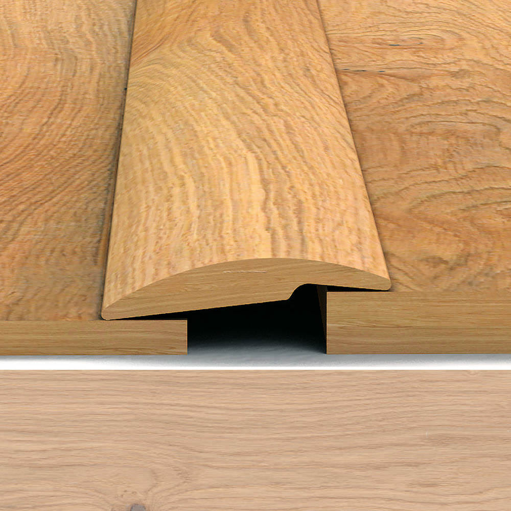 Profilo di legno vero 0,9 m Rovere bianco puro