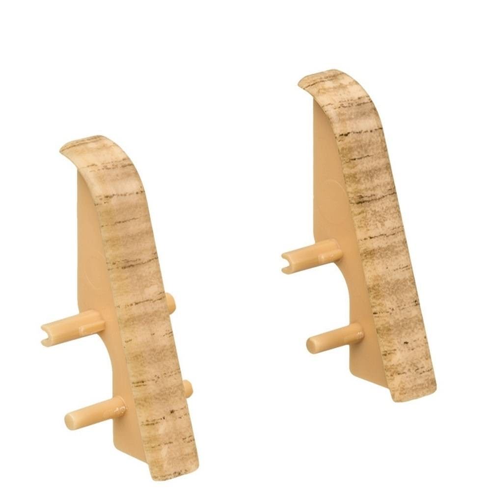 Connector plastic for stick-on skirting 19 x 39 mm 2 pcs./bag Oak*