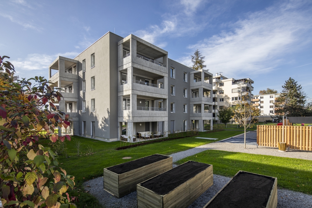 il nuovo complesso residenziale di Wolfurt è stato realizzato secondo le più recenti conoscenze in termini di efficienza energetica.